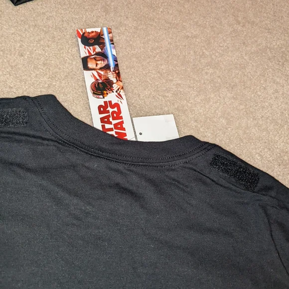 Nwts Star Wars Men's Black Darth Vader Costume T-Shirt With Cape - Picture 13 of 16